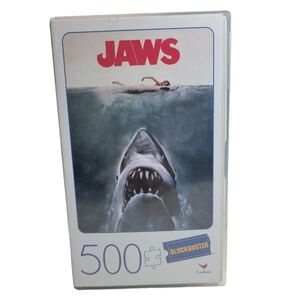 Jaws Blockbuster 500 Piece Movie Puzzle in Movie Case New.
